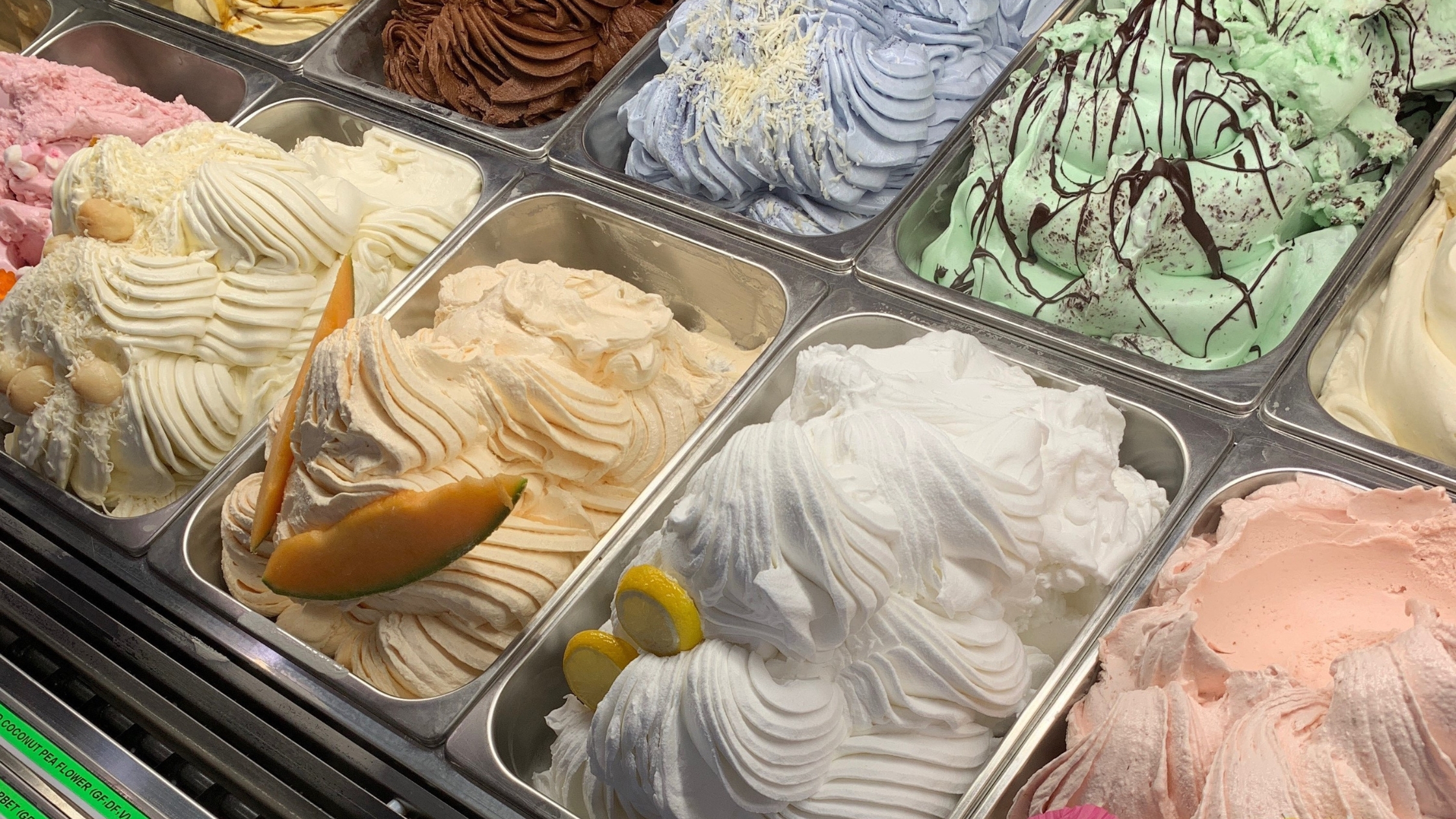 Handmade gelato and sorbets in NSW | Blue Cow Gelato’s in-store selection