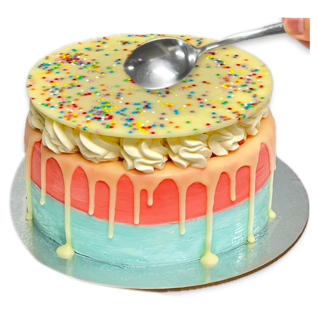 Lolly Smash Gelato Cake by Blue Cow Gelato 